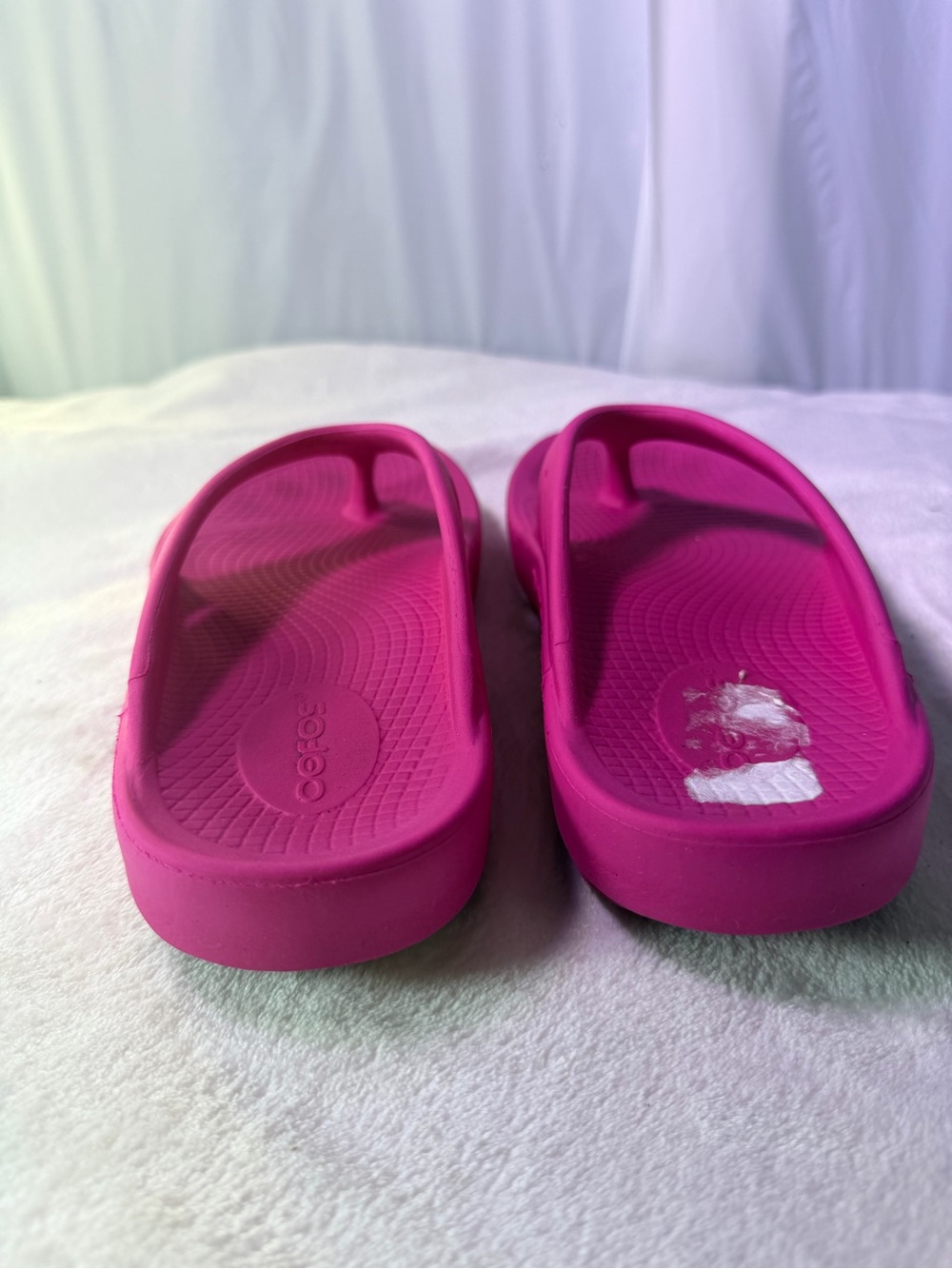 Women’s Hot Pink Comfort Flip Slide Sandals - Picture 8 of 10